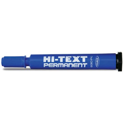 Marker permanentny Fibracolor Hi-Text Fibracolor ścięty, Niebieski - 2